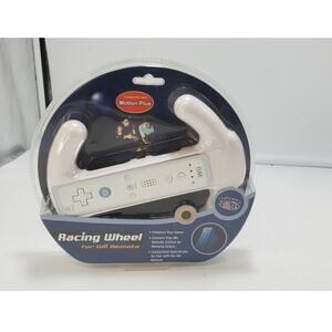 iConcepts Racing Wheel For Wii Remote Compatible With Motion Plus FACTORY SEALED
